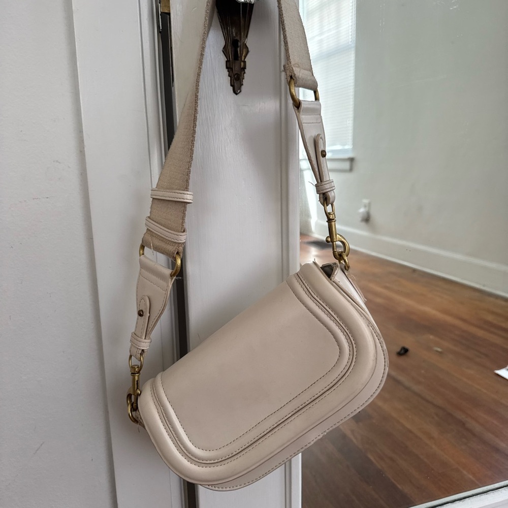 Zara Cream Bag with Adjustable Strap
